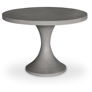 Isadora 43 X 43 inch Grey Outdoor Dining Table
