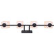 Madison 4 Light 31 inch Oil Rubbed Bronze Vanity Light Wall Light