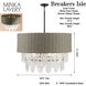 Breakers Isle 9 Light 32.63 inch Coal Pendant Ceiling Light