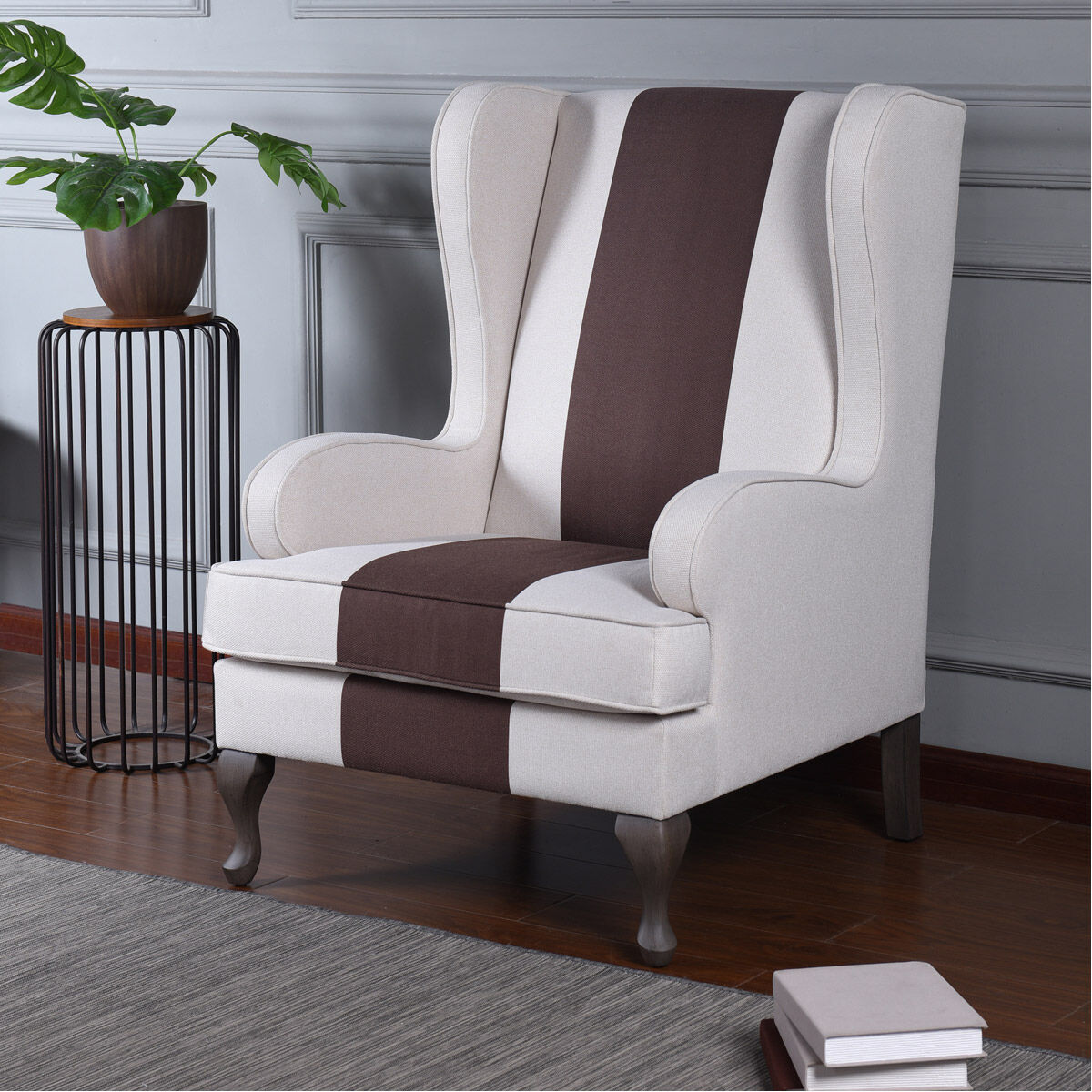 Espresso accent best sale chair