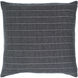 Suits 22 X 22 inch Steel Grey/Slate Blue/Silver Accent Pillow