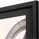 Geometrics Collection Black Framed Art