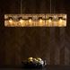 Vetrina 6 Light 49 inch English Bronze Linear Chandelier Ceiling Light