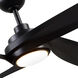 Horizon 56 inch Matte Black Ceiling Fan