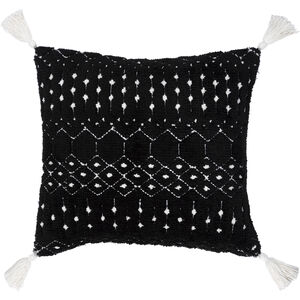 Braith 20 inch Black Pillow Kit in 20 x 20, Square