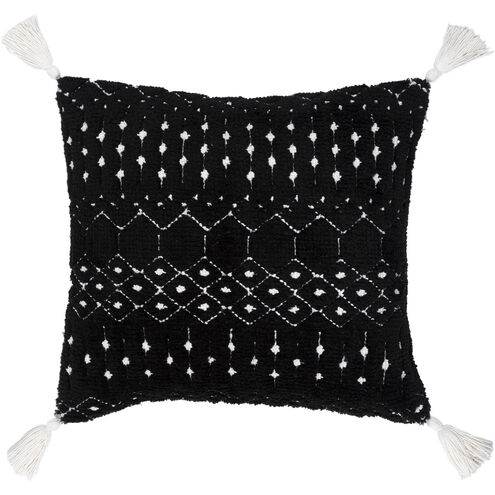 Braith 18 inch Black Pillow Kit in 18 x 18, Square