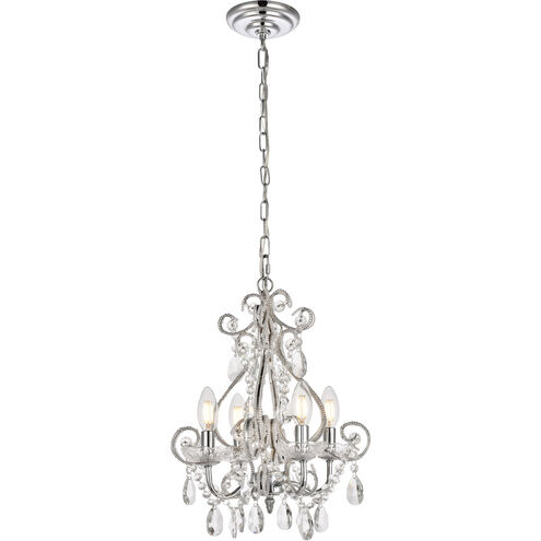 Kato 4 Light 13 inch Chrome Pendant Ceiling Light