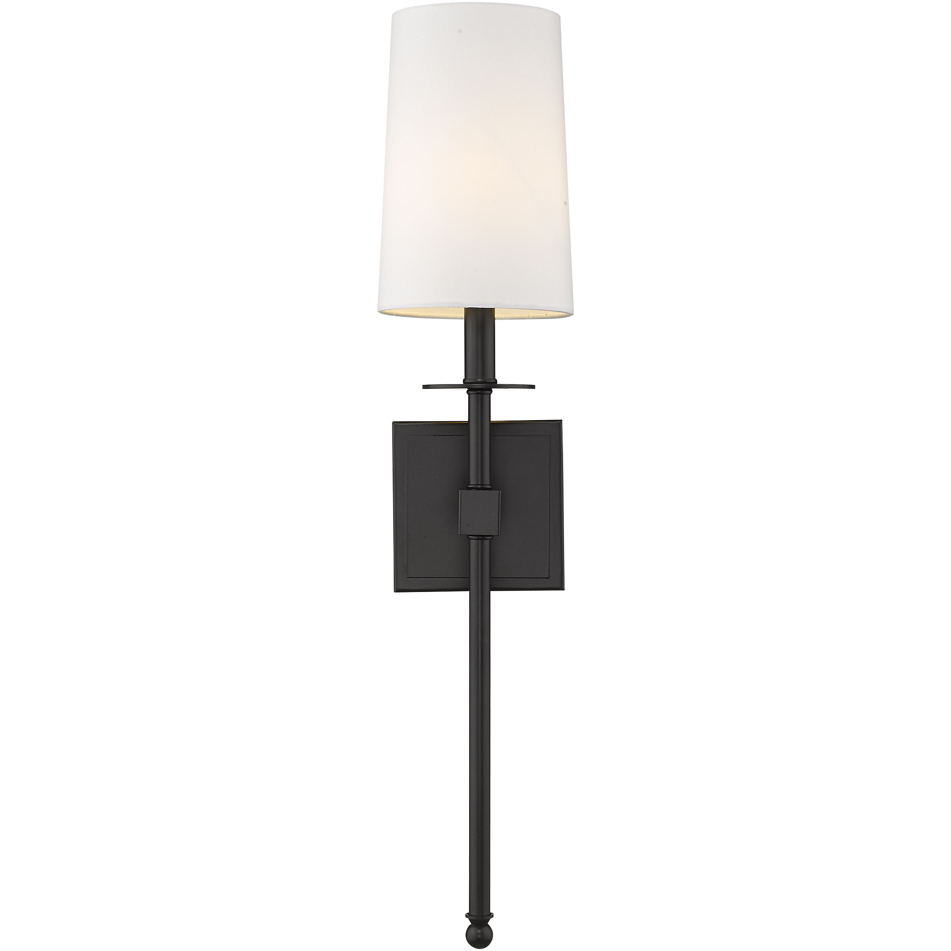 Camila 1 Light 5.5 inch Matte Black Wall Sconce Wall Light