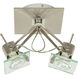 Mul-T-Lite 2 Light 5.75 inch Satin Chrome Flush Mount Ceiling Light