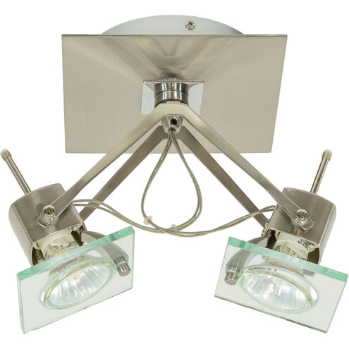 Mul-T-Lite 2 Light 5.75 inch Satin Chrome Flush Mount Ceiling Light