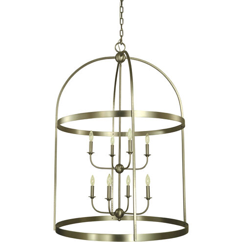 Heidelberg 8 Light 34 inch Iron Foyer Chandelier Ceiling Light