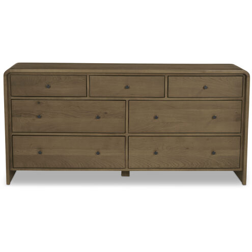 Riley Brown Dresser, 7 Drawer