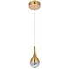 Amherst 1 Light 5 inch Satin Gold Pendant Ceiling Light