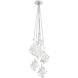 Blossom LED 13.5 inch Classic Silver Pendant Ceiling Light in 2700K LED, Cluster