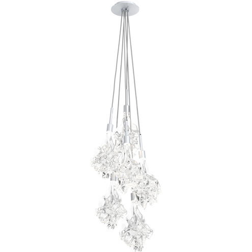 Blossom LED 13.5 inch Classic Silver Pendant Ceiling Light in 2700K LED, Cluster