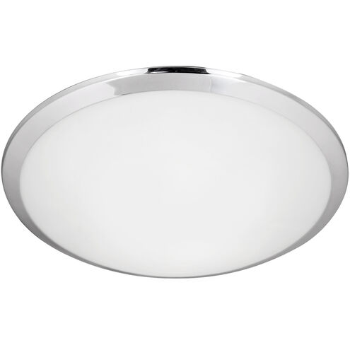 Malta LED 15 inch Chrome Flush Mount Ceiling Light