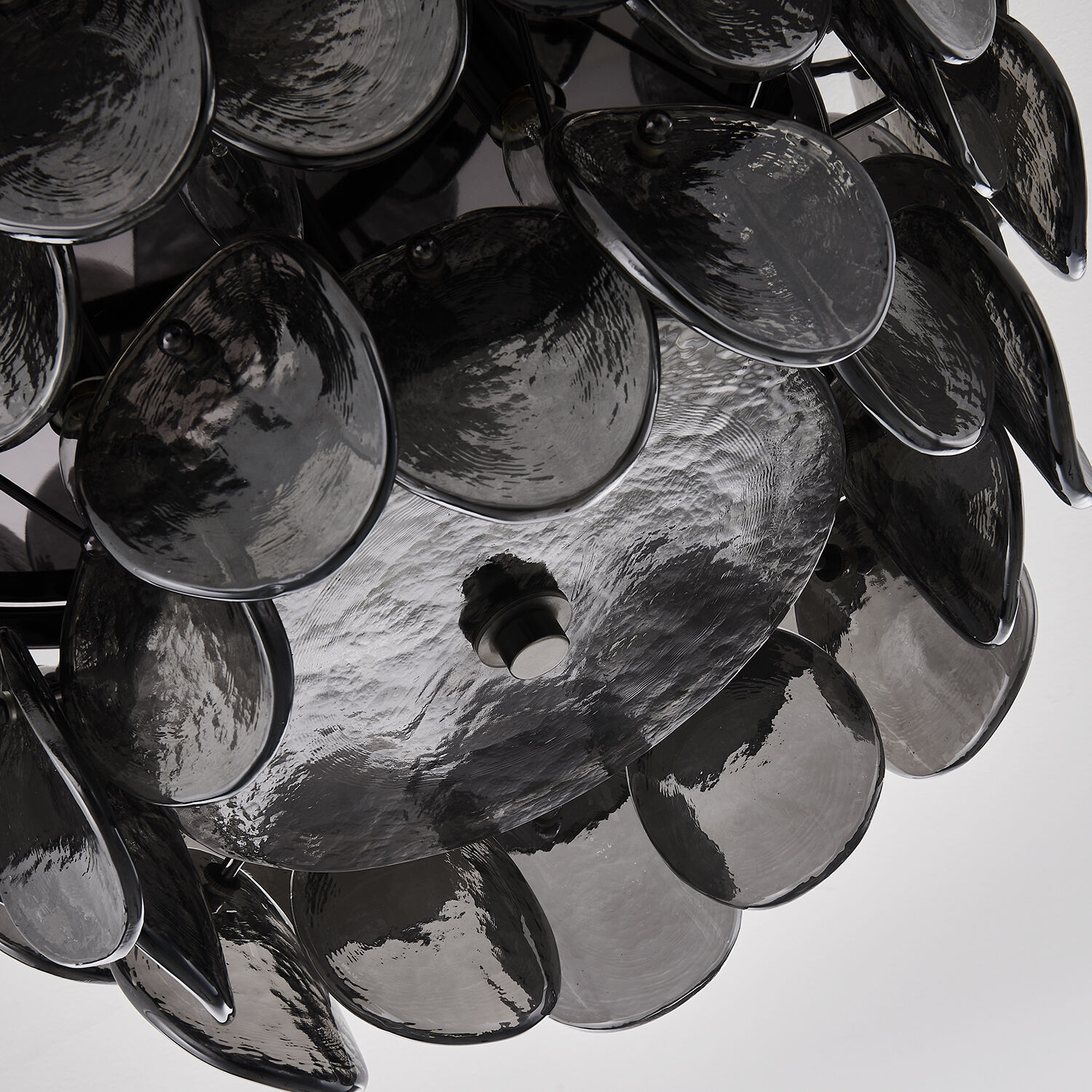 Uroko 4 Light 19.75 inch Black Nickel Flush Mount Ceiling Light