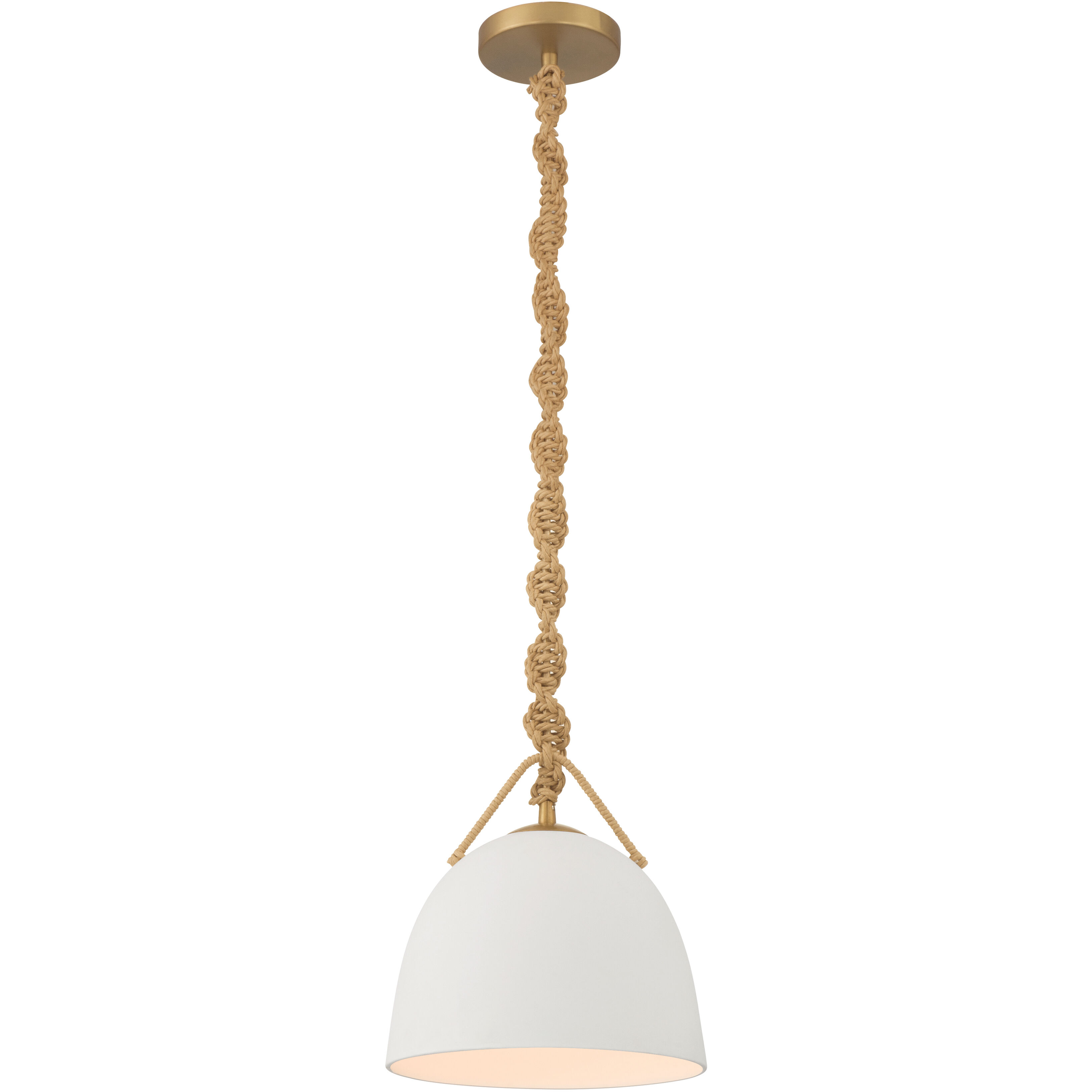 Cordon 1 Light 10 inch Legacy Brass Mini Pendant Ceiling Light
