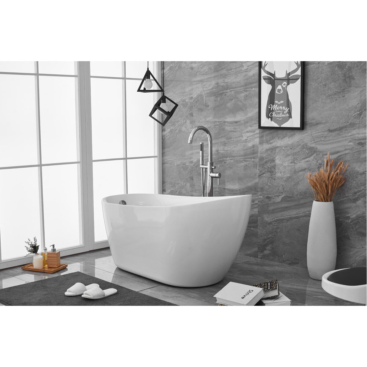 Chantal Glossy White Bathtub