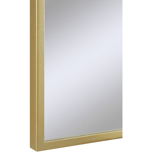 Meryem 72 X 30 inch Clear and Gold Wall Mirror