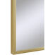 Meryem 72 X 30 inch Clear and Gold Wall Mirror
