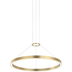 O'Hara LED 23.63 inch Brushed Gold Chandelier Ceiling Light