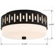 Keaton 2 Light 13.25 inch Black Forged Flush Ceiling Light