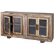 Hughes 80 X 18 inch Natural and Clear Sideboard