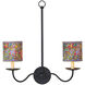 Marble Multi-color 5 inch Drum Chandelier Shade