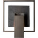Shadow Box 1 Light 11.7 inch Coastal Oil Rubbed Bronze Outdoor Sconce, Medium