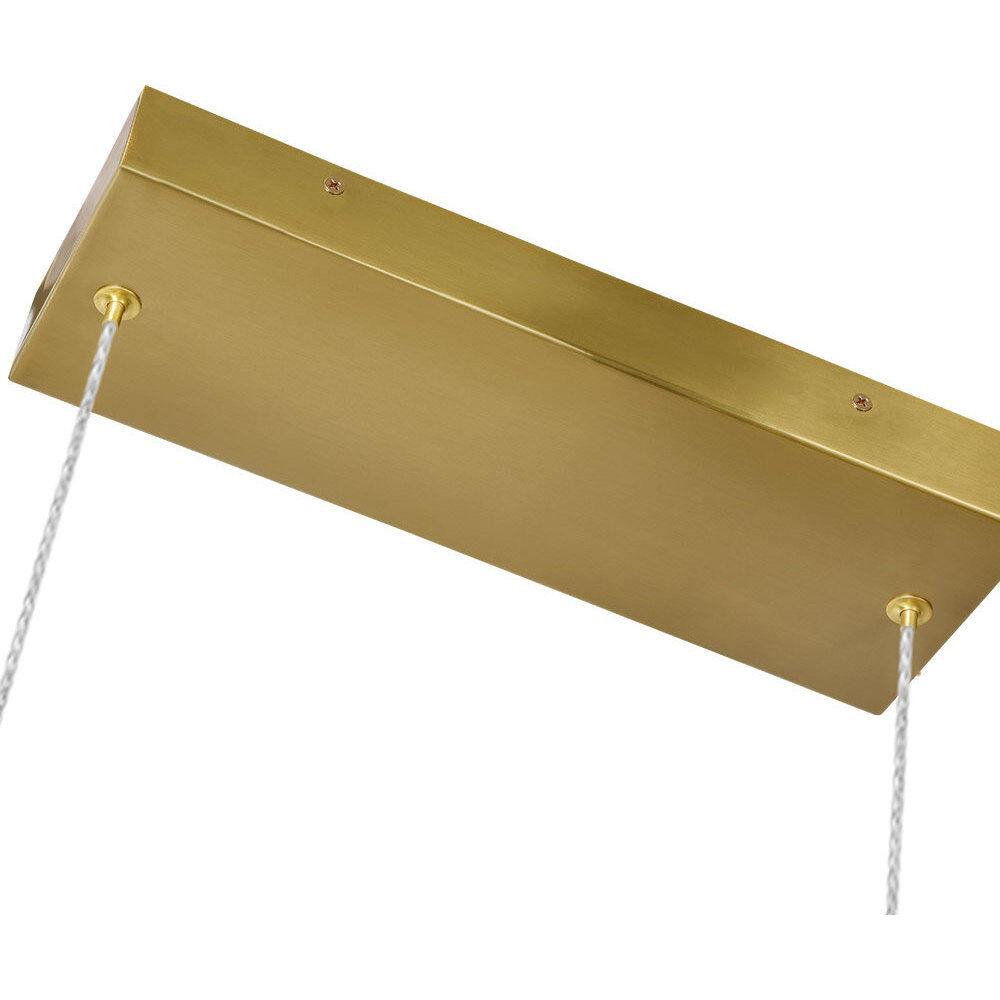 Artisan Collection/SORRENTO Series Linear Chandelier Ceiling Light in Antique Brass