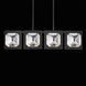 Beyond Enchante LED 43 inch Black Linear Pendant Ceiling Light, Beyond