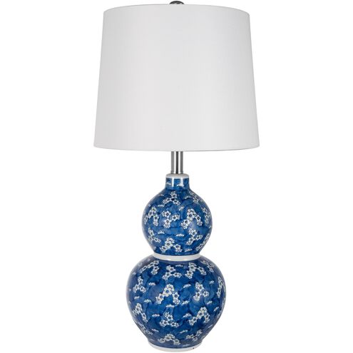 Anita 25.7 inch 40.00 watt Blue/White Table Lamp Portable Light