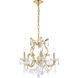 Maria Theresa 6 Light 20 inch Gold Dining Chandelier Ceiling Light in Clear, Royal Cut