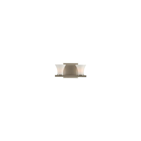 Morro Bay 2 Light 9 inch Satin Nickel Vanity Light Wall Light