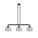 Franklin Restoration Large Bell Cage LED 41.5 inch Matte Black Island Light Ceiling Light in Clear Glass, Franklin Restoration