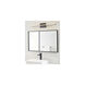 Sean Lavin Span LED 35.3 inch Plated Brass Bath Light Wall Light in LED 90 CRI 3000K 120V, Direct/Indirect, Integrated LED