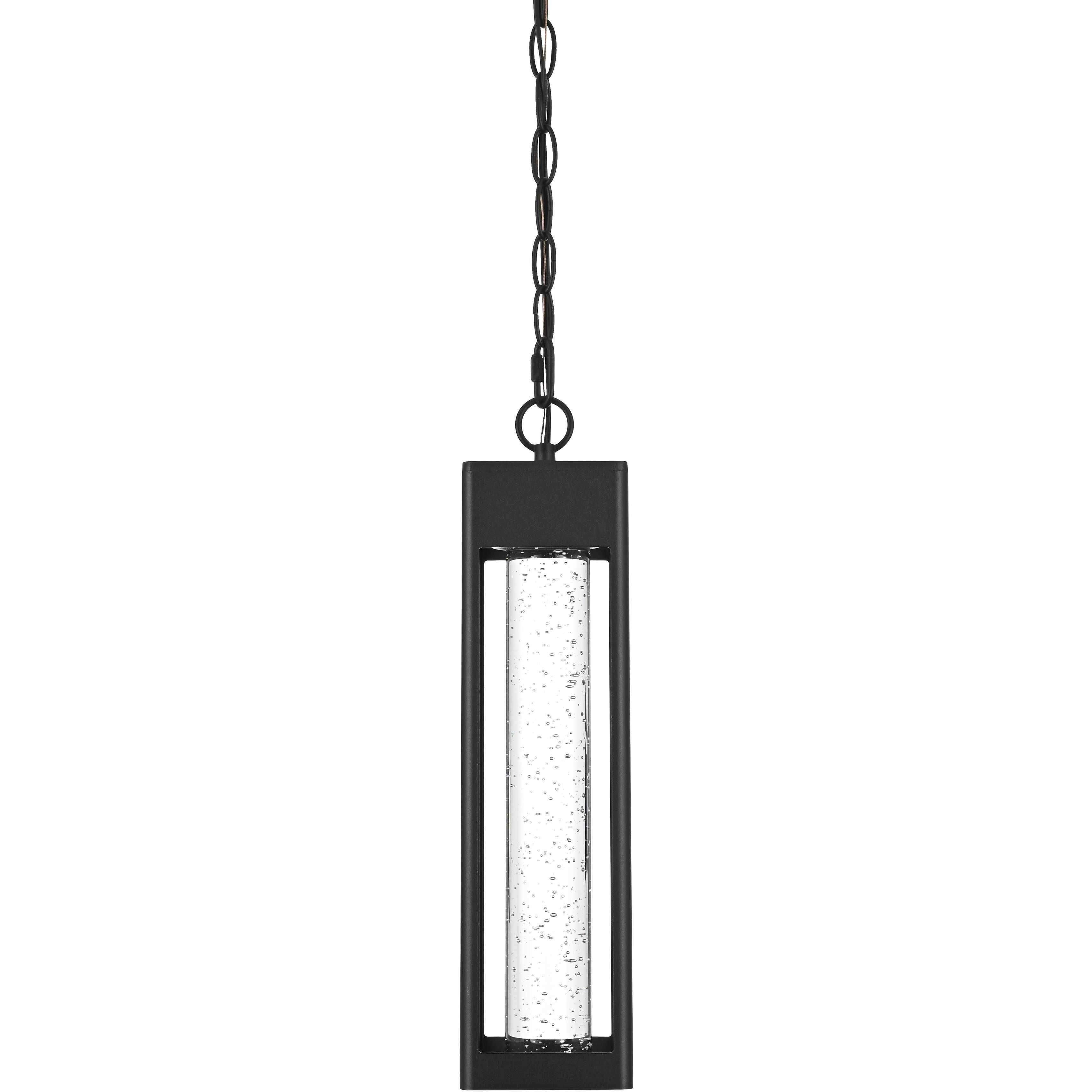 Amaris 1 Light 4 inch Black Outdoor Pendant