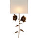 Rosabel 1 Light 9 inch Antique Brass ADA Wall Sconce Wall Light