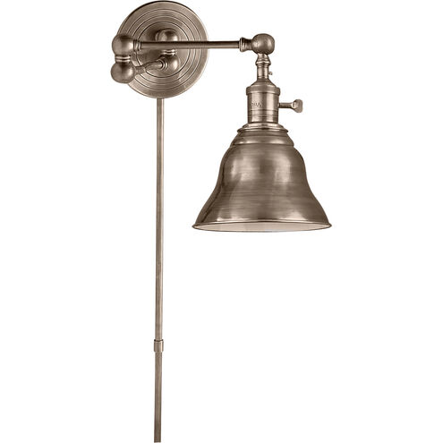Chapman & Myers Boston2 15 inch 60.00 watt Antique Nickel Swing Arm Wall Light