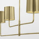 Barbara Barry Go Lightly LED 70 inch Soft Brass Linear Chandelier Ceiling Light