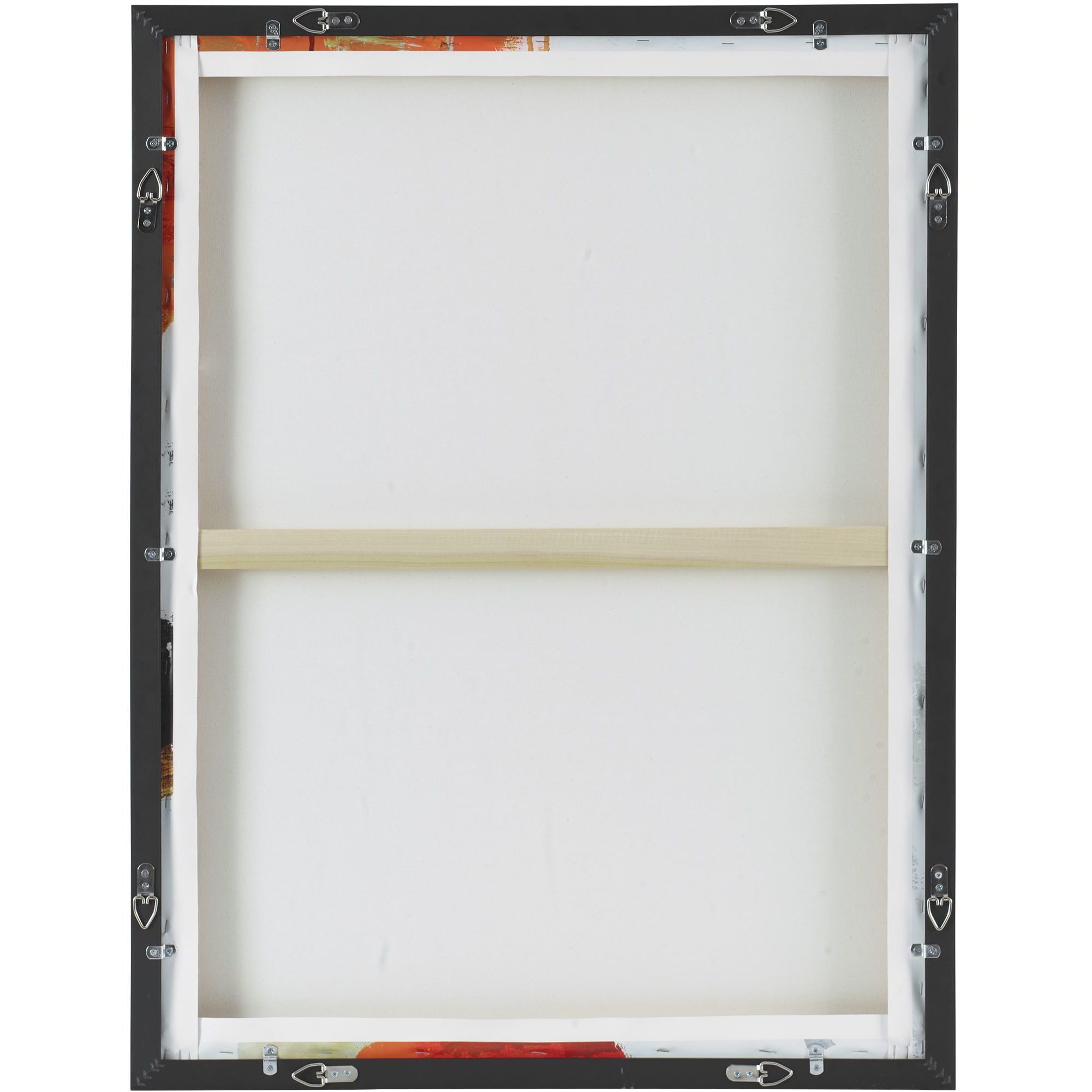 Tried And True Multi-Colored and Bronze Gold Framed Abstract Art, Set of 2