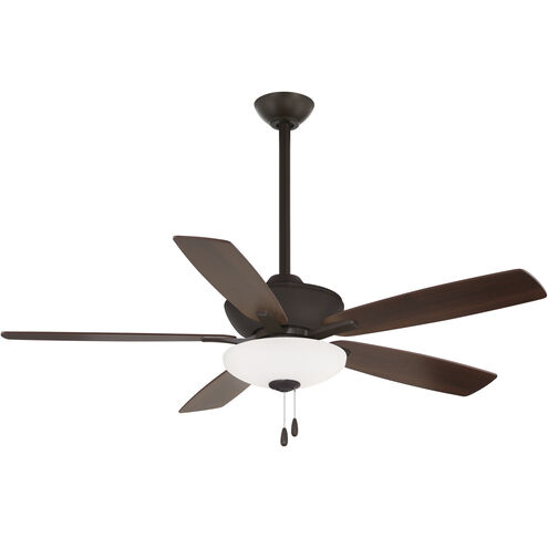 Minute 52 inch Oil Rubbed Bronze with Medium Maple/Dark Walnut Blades Ceiling Fan