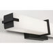 Miller 1 Light 36 inch Black Vanity Light Wall Light