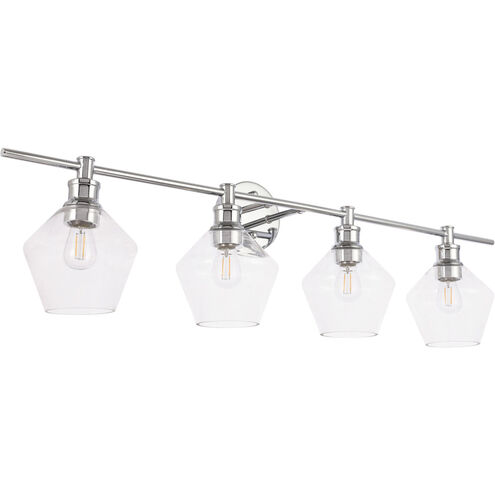 Gene 4 Light 38 inch Chrome Wall sconce Wall Light