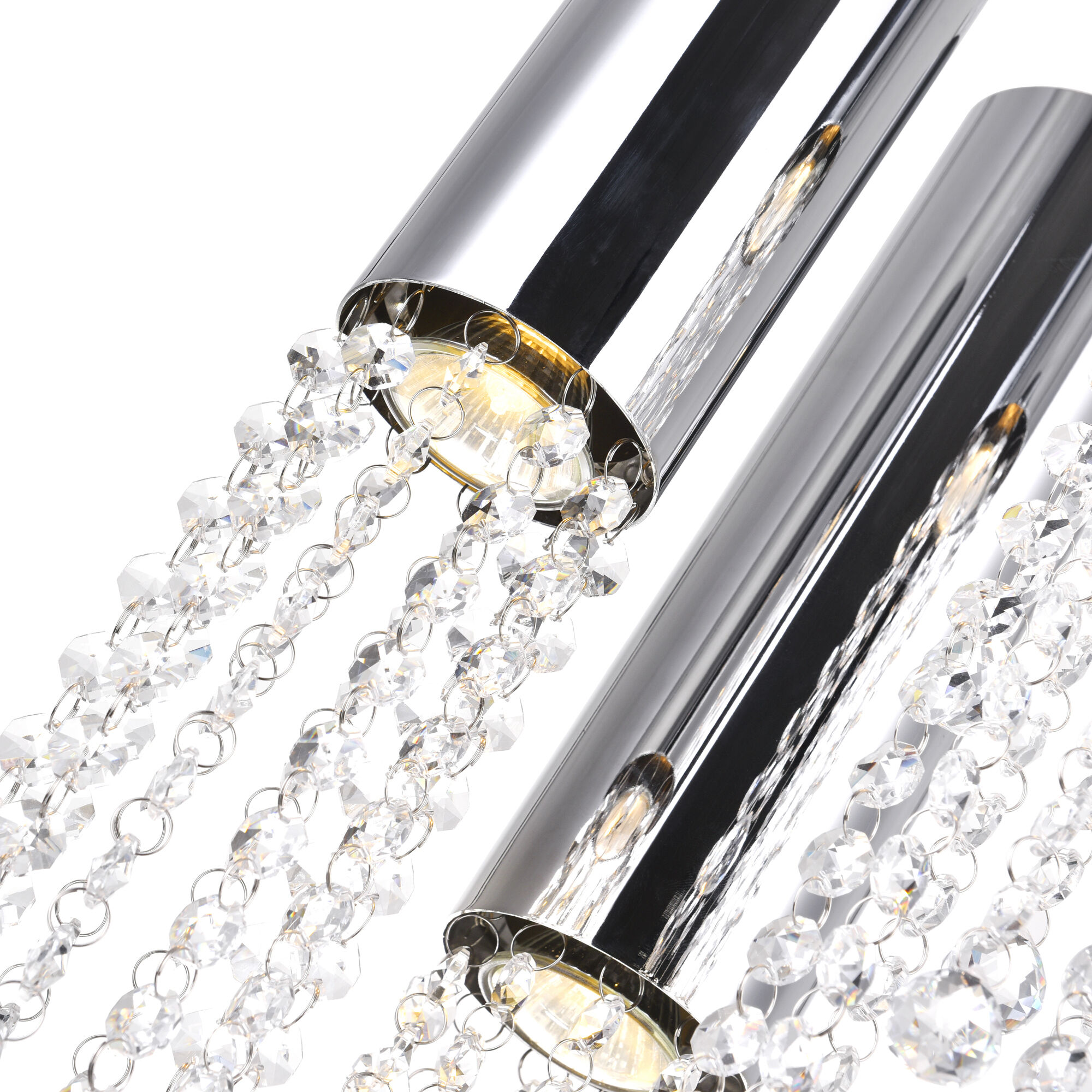 Extended 4 Light 30 inch Chrome Island/Pool Table Light Ceiling Light