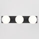 Parkview LED 24 inch Matte Black Bathroom Light Wall Light
