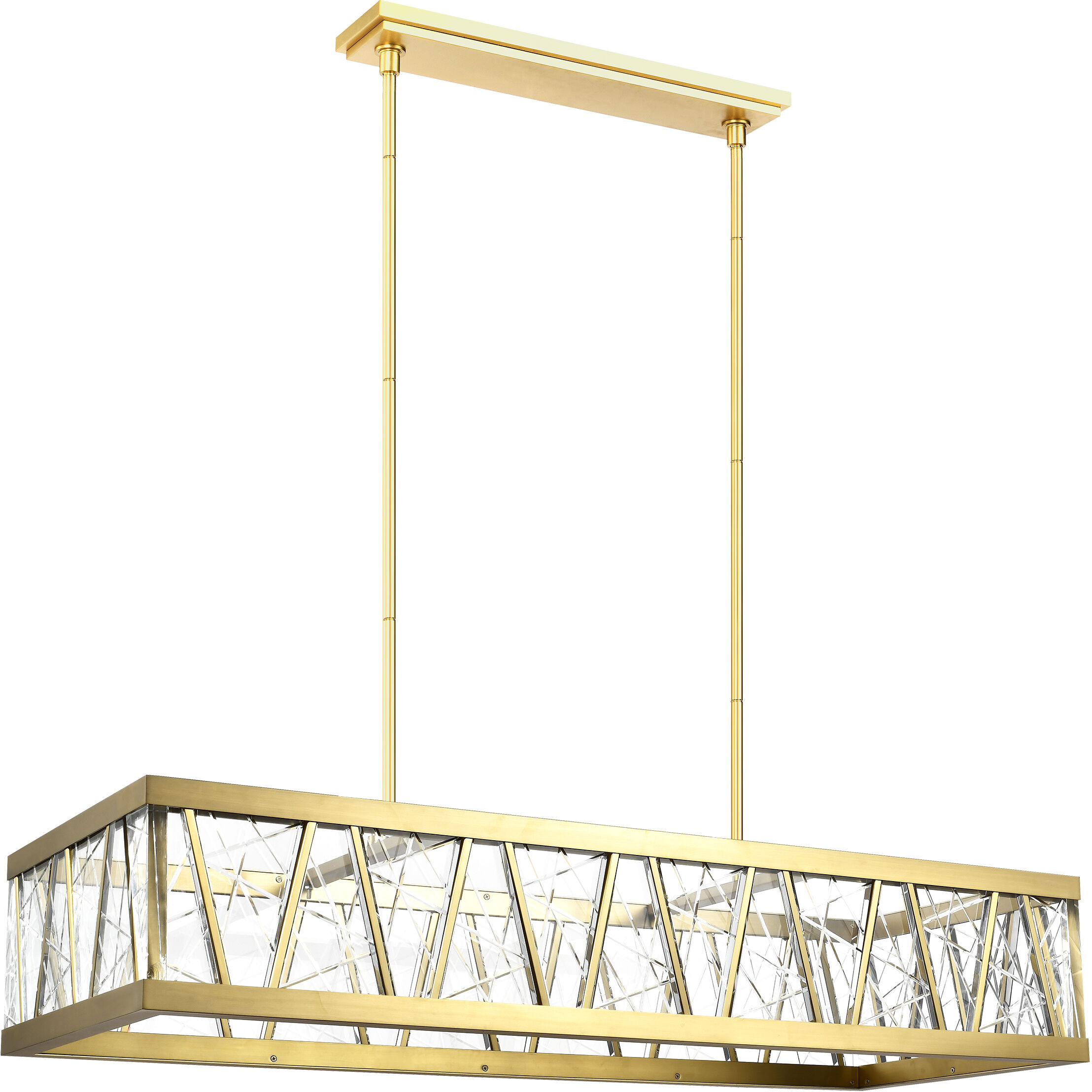 Lucus 2 Light 18 inch Aged Brass Chandelier Ceiling Light