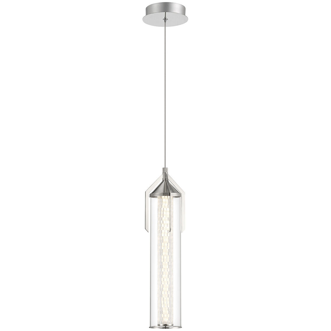 Espada LED 5.25 inch Polished Nickel Pendant Ceiling Light
