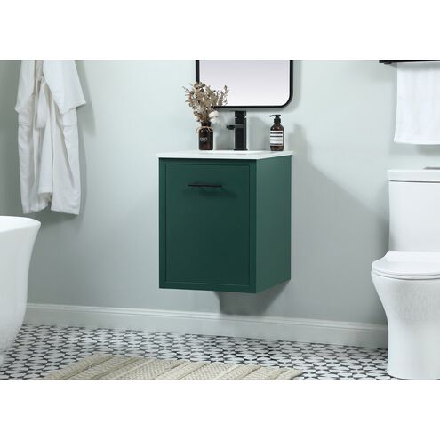 Cyrus 19 X 18 X 33.5 inch Green Vanity Sink Set